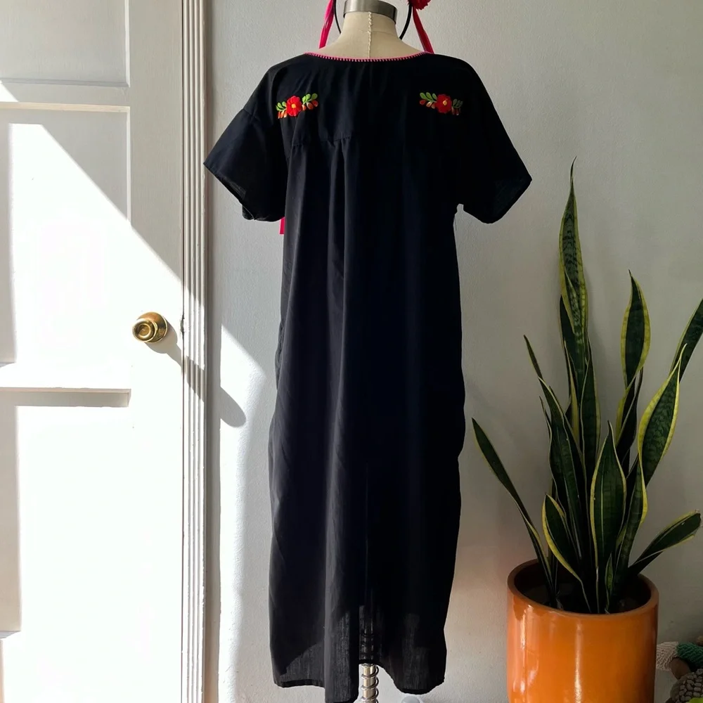 Authentic Casa Flores Dress• Hispanic Heritage•Sz l - Picture 3 of 13